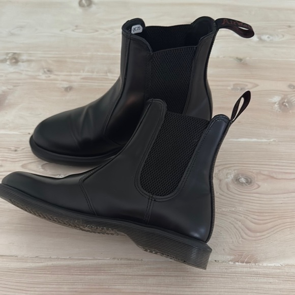 Dr. Martens Black Ankle Boots with Elastic Panels - Picture 13 of 13